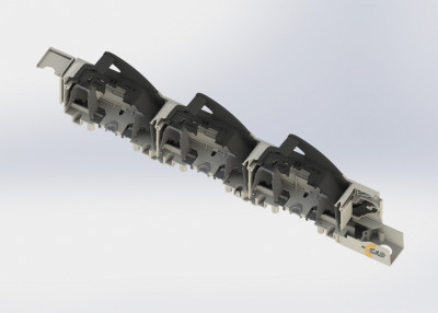 Разрез модели промышленного автомата