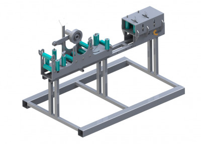 3Д модель выпрямительного станка