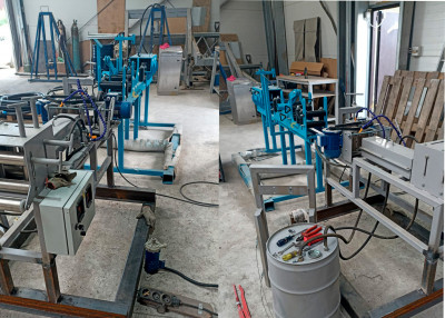 Станок изготовленный по разработанным чертежам