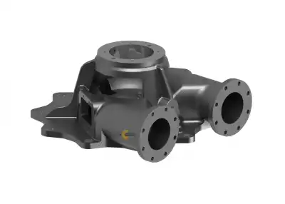 3d модель крышки насоса