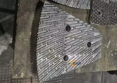 пластина рафинёра - изделие для 3д сканирования