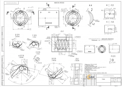 чертеж гайки швп