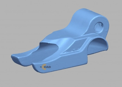  результат 3д сканирования пятки